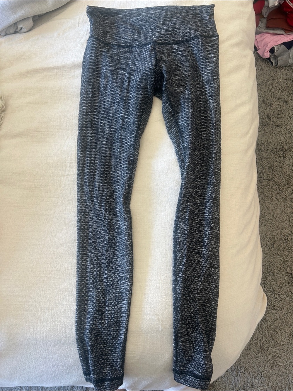 lululemon athletica Heathered Black & Gray Leggings